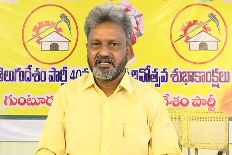 tdp leader pilli manikyala rao fire on ycp govt