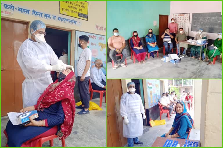 corona-test-of-107-people-done-in-thural-khas-panchayat-of-palampur