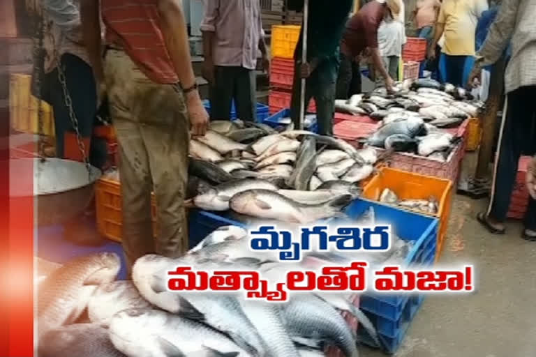 heavy rush in fish markets