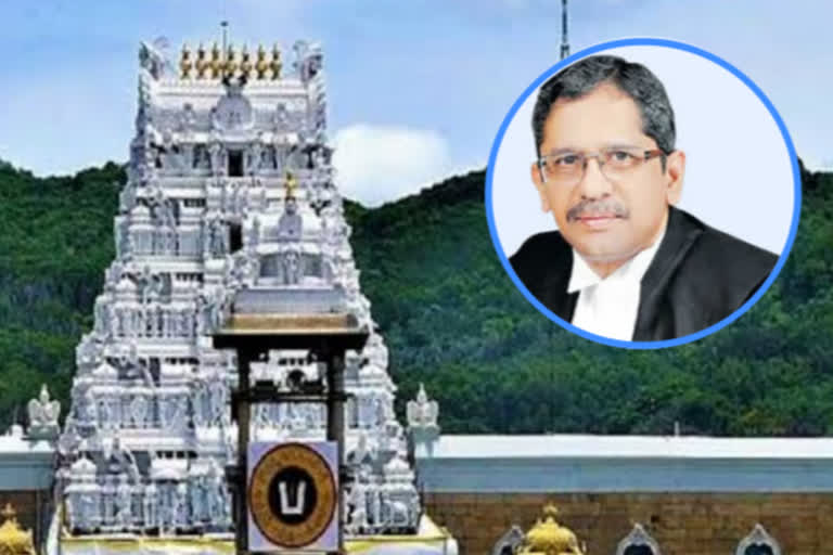 తిరుమల శ్రీవారి సేవలో సీజేఐ జస్టిస్ ఎన్వీ రమణ