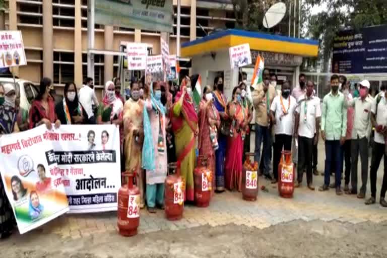 Miraj Congress opposes fuel price hike