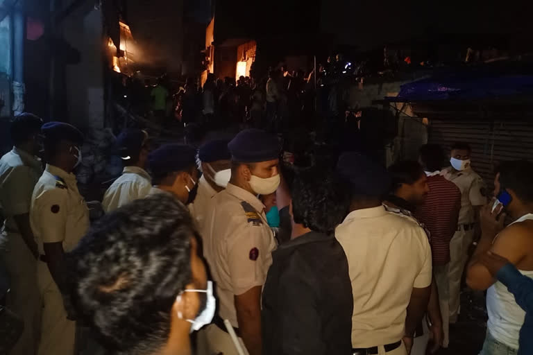 A house collapsed in Malad West area of Mumbai