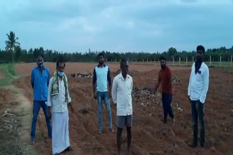 fight for land between 2 village of dhoddaballapura