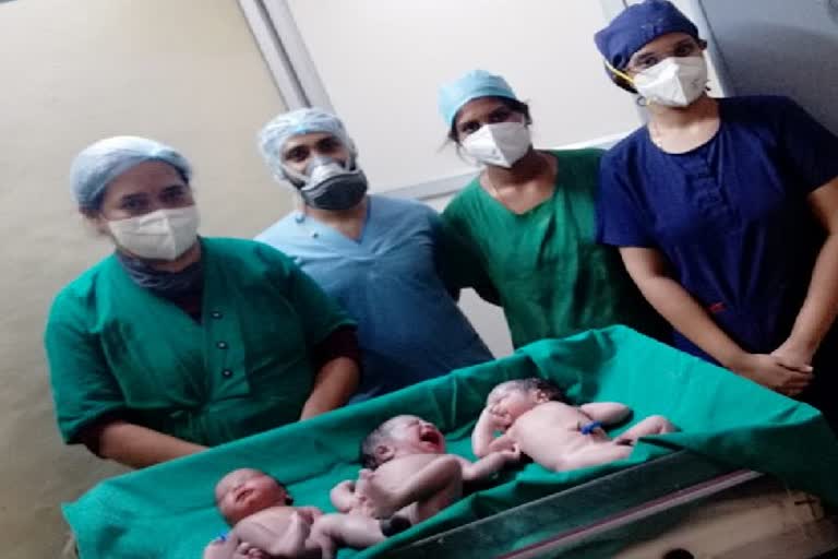 woman-gave-birth-to-three-children-in-kolar