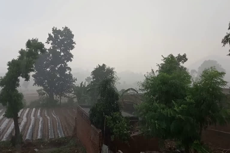 rained heavily in Ranchi