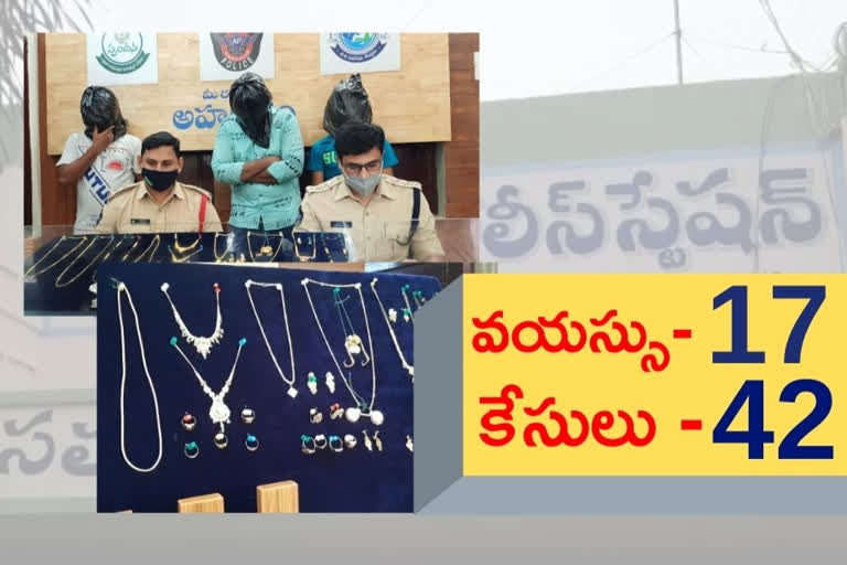 thief arrested in kothapeta east godavari district