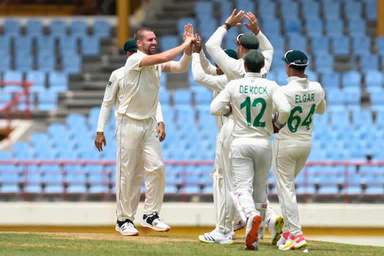 WI vs RSA 1st Test: West Indies All out for 97 runs in first innings