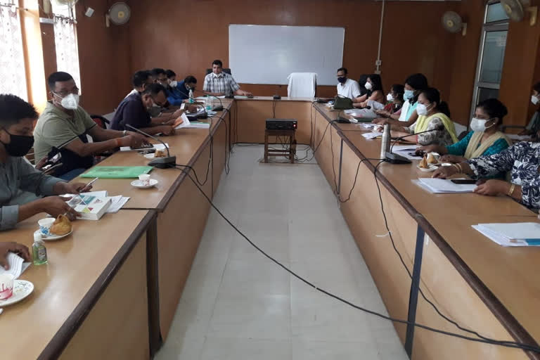 An important meeting of disaster management department held in Charideu