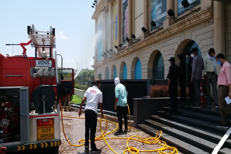 Mock drill in Kota