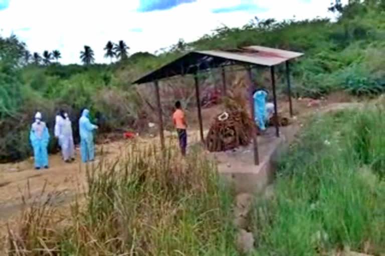 Funeral of Covid dead bodies