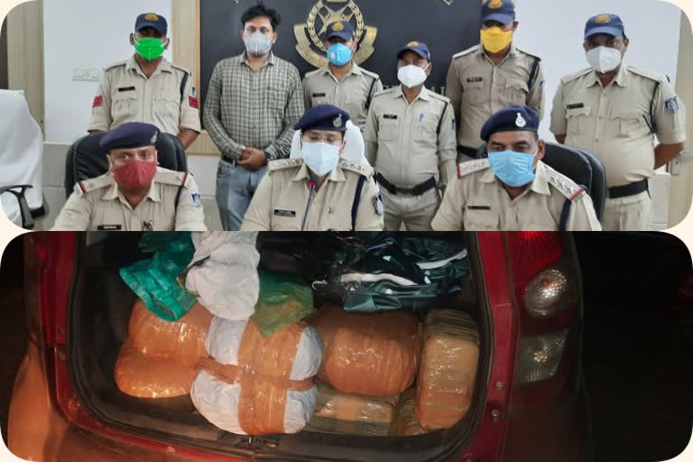 70 kg hemp worth 18 lakh seized