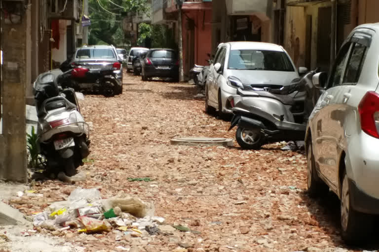 hari nagar people facing problems due to road in delhi