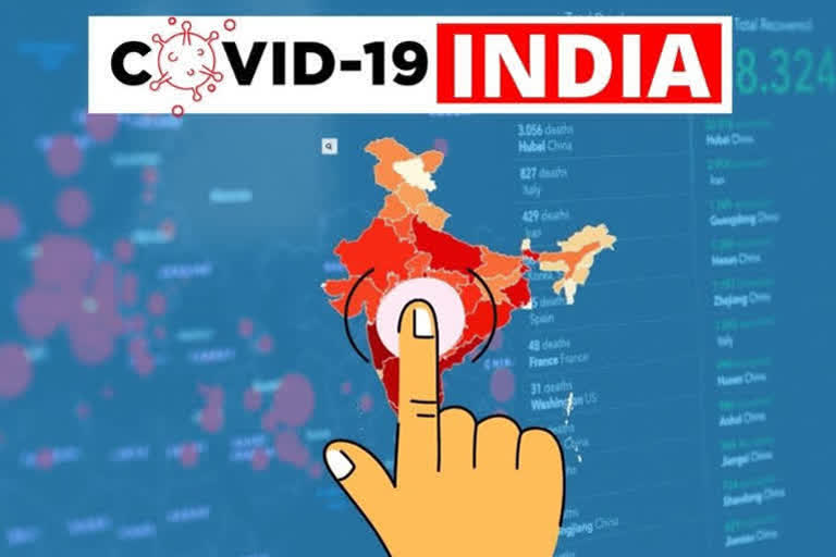 corona virus india live map tracker