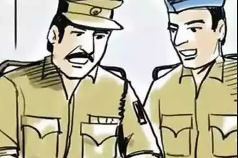 आठ पुलिसकर्मी निलंबित