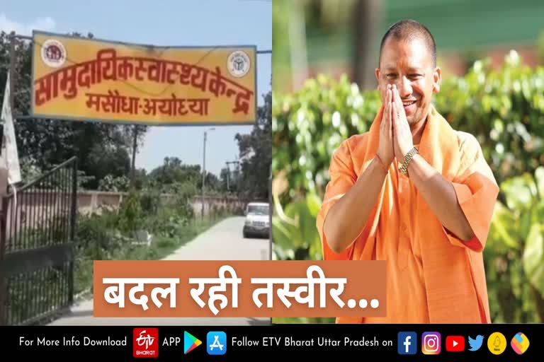 Ayodhya news  Masaudha Community Health Center  chc masaudha  chc masaudha ayodhya  chc masaudha ayodhya facilities  CHC मसौधा  मसौधा सामुदायिक स्वास्थ्य केंद्र  मुख्यमंत्री योगी आदित्यनाथ  अयोध्या विधायक वेद प्रकाश गुप्ता  मसौधा सीएचसी