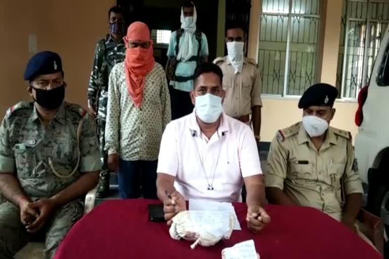 smuggler with brown sugar arrested in chatra