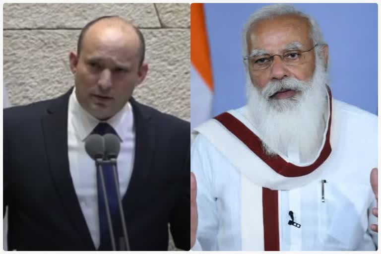 pm modi congratulates new israel pm naftali bennett