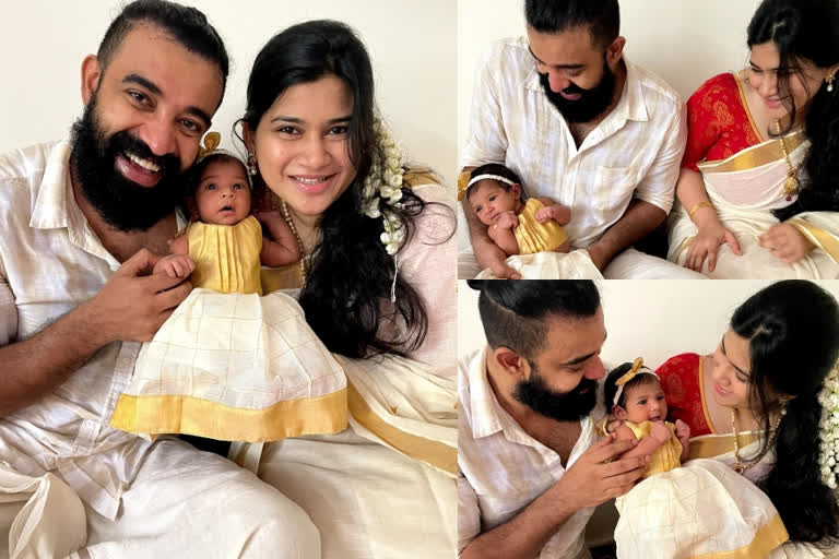 actor siju wilson and wife shruthi names their daughter meher  'ഞങ്ങളുടെ ജീവിതത്തിലെ പ്രണയം', മകളുടെ ആദ്യ ചിത്രം പങ്കുവെച്ച് സിജു വില്‍സണ്‍  സിജു വില്‍സണ്‍ മകള്‍  സിജു വില്‍സണ്‍ വാര്‍ത്തകള്‍  സിജു വില്‍സണ്‍ സിനിമകള്‍  സിജു വില്‍സണ്‍ പത്തൊമ്പതാം നൂറ്റാണ്ട്  വിനയന്‍ പത്തൊമ്പതാം നൂറ്റാണ്ട്  actor siju wilson and wife shruthi names their daughter  actor siju wilson daughter  actor siju wilson films  actor siju wilson news