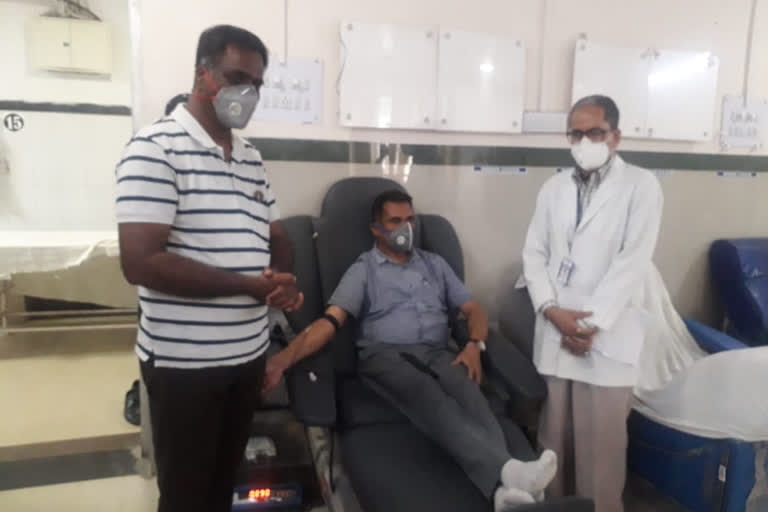 blood donation in sriganganagar,  corona pandemic