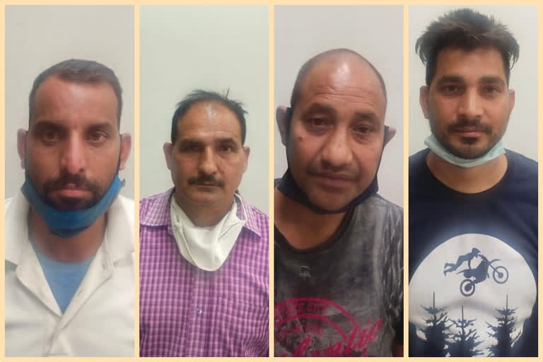 delhi-Mandir Marg Police-arrested-4-fugitives-from-himachal-pradesh