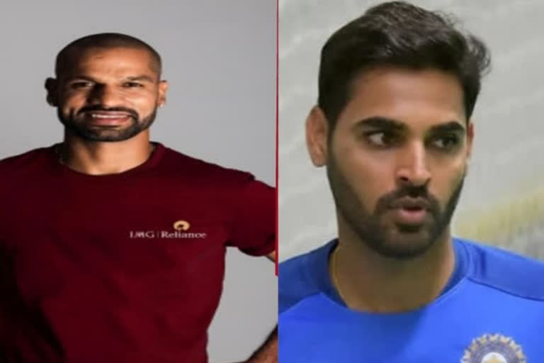 bhuvaneshwar kumar, shikhar dhawan