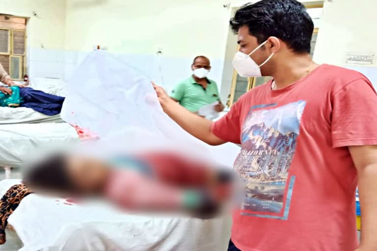 sikar news  सीकर में हत्या  सीकर की ताजा खबर  नीमकाथाना न्यूज  गोली मारकर हत्या  Shot dead  Neemkathana News