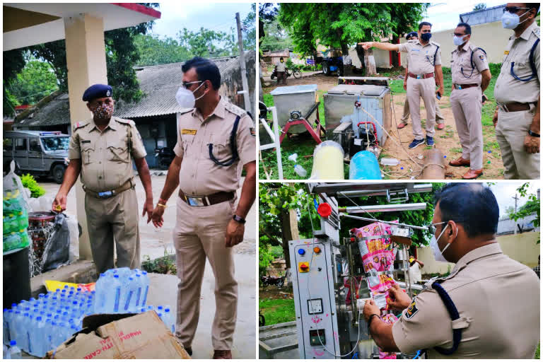 duplicate cold drinks factory raid by police in ganjam