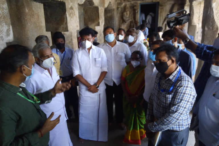 trichy minister sekar babu pressmeet, minister sekarbabu inspected trichy rock fort pillayar temple, trichy news tamil, திருச்சி செய்திகள், மாவட்ட செய்திகள், அமைச்சர் சேகர்பாபு ஆய்வு