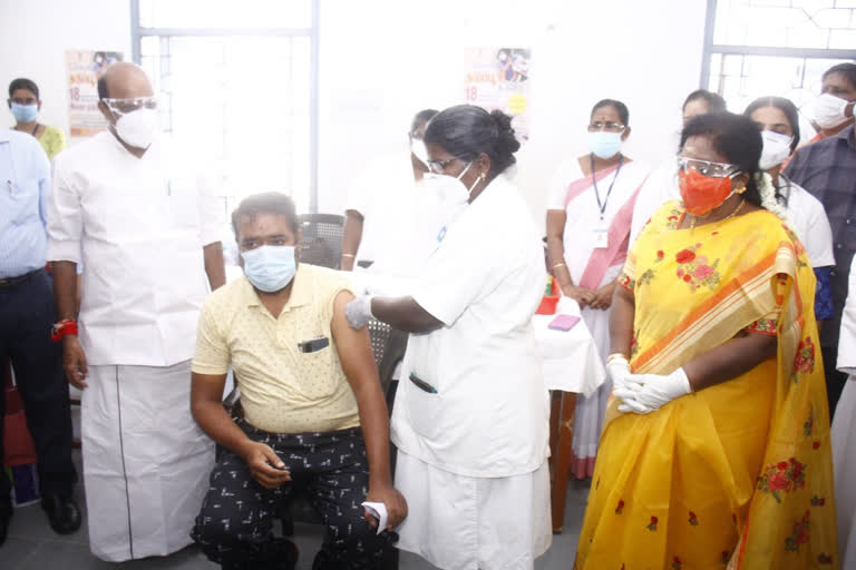 pondy lieutenant governor tamilisai on covid vaccination