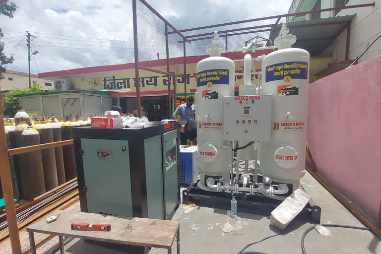 Oxygen plant installed at Bageshwar Trauma Center