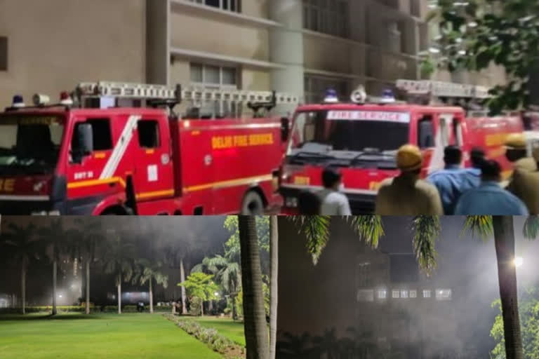 fire broke out at aiims delhi