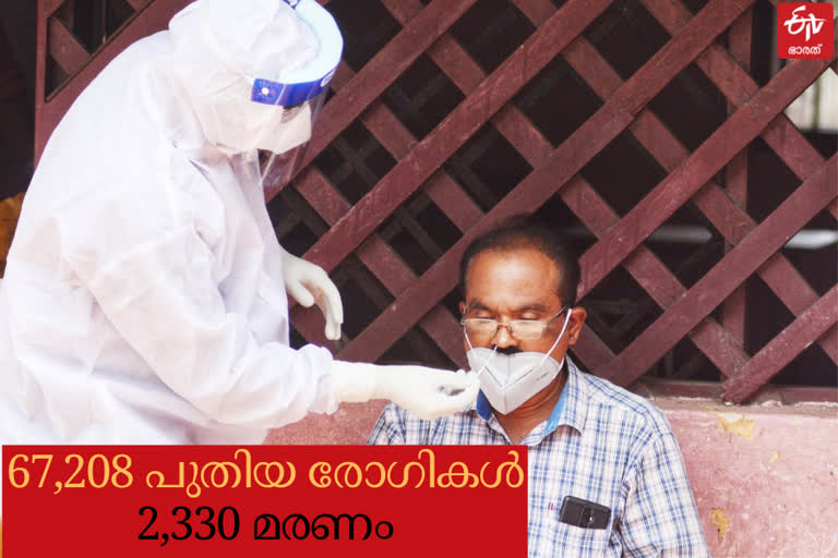 India Covid updates  india covid news  covid in india news  കൊവിഡ് ഇന്ത്യ വാർത്തകള്‍  ഇന്ത്യയിലെ കൊവിഡ് കണക്ക്  ഇന്നത്തെ കൊവിഡ് കണക്ക്