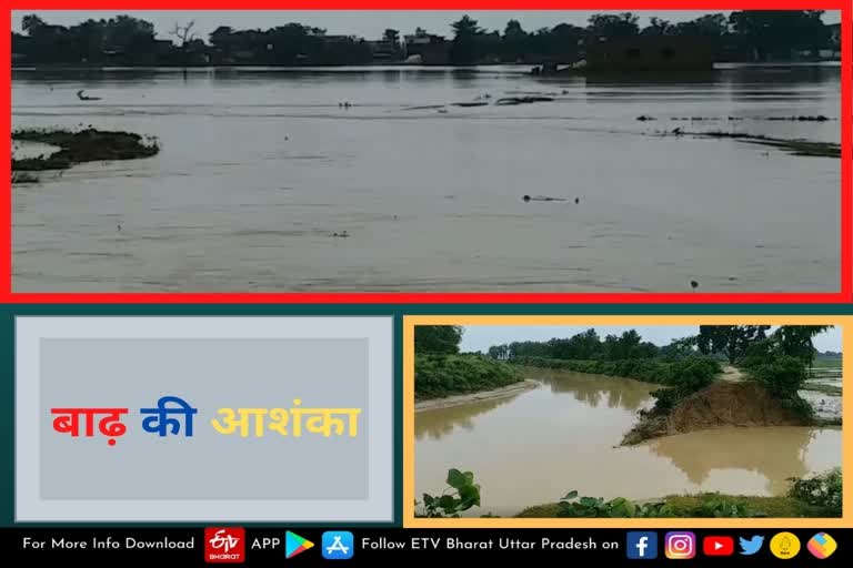 mahav nala maharajganj  mahav nala broke  mahav nala  flood in maharajganj  embankment on mahav nala broke  flood in maharajganj  maharajganj latest news in hindi  महराजगंज में बाढ़  महाव नाले पर बना तटबंध टूटा  महाव नाला महराजगंज  महराजगंज की ताजा खबर  महराजगंज समाचार