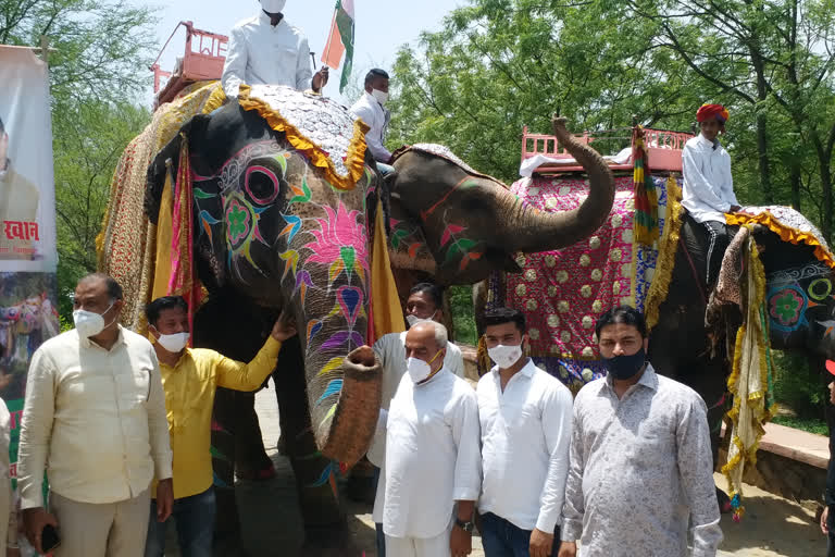 Forest Minister Sukhram Bishnoi, Nahargarh Biological Park