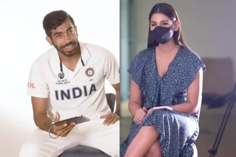 Sanjana Ganesan Interviews Jasprit Bumrah Ahead of WTC Final, VideoViral