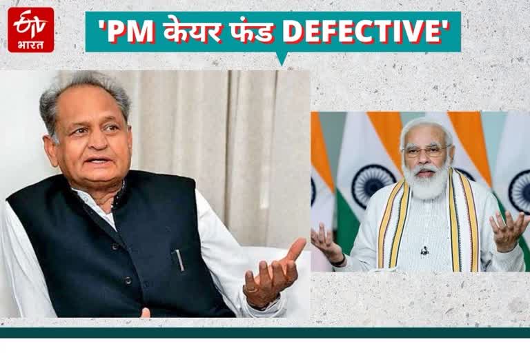 PM Care Fund Defective, राजस्थान की राजनीति