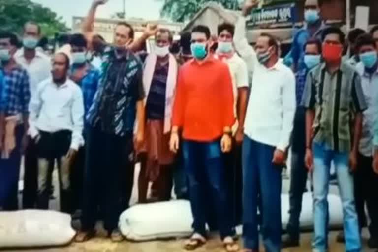 farmer-protest-in-boudh district