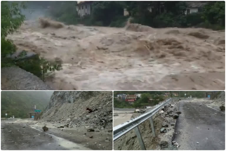 water level of Chamoli rivers increased