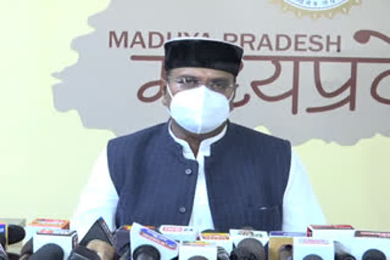 Minister Vishwas Sarang held press conference on Maha Vaccination Campaign