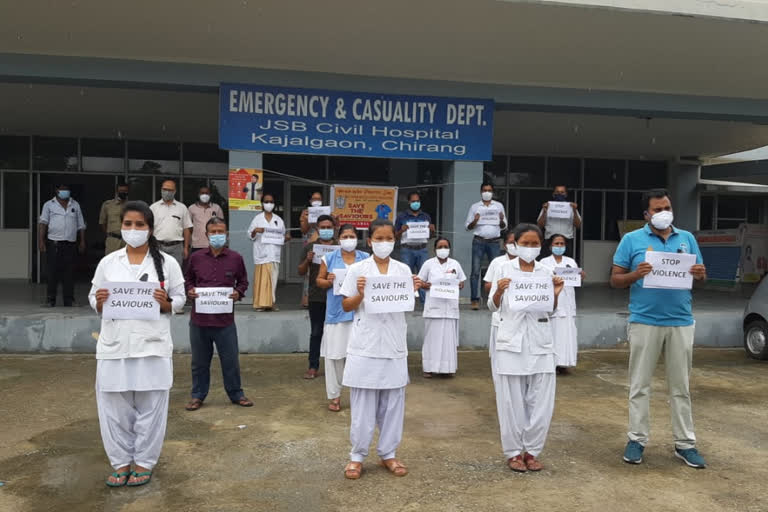 Chirang Doctors protest