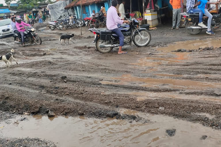 poor condition of national highway 32 in purulia