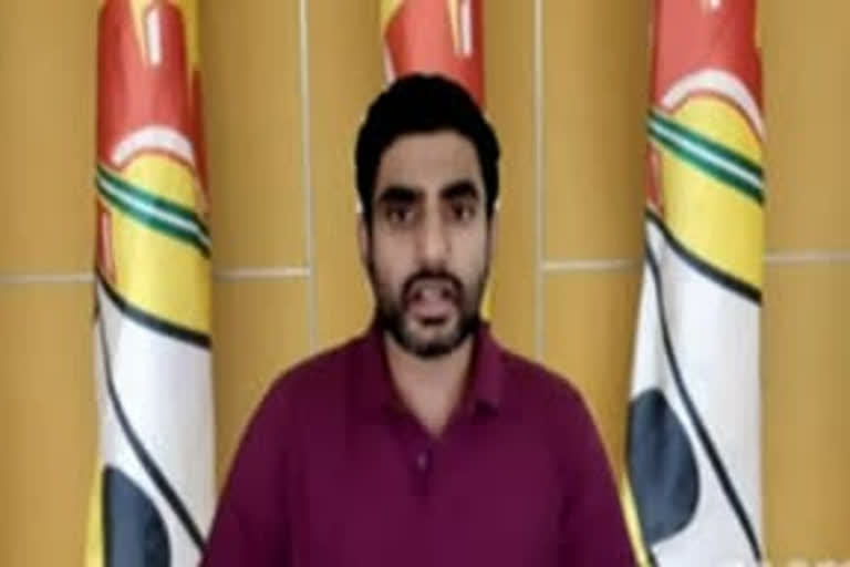 lokesh fires on ycp about releasing job calender
