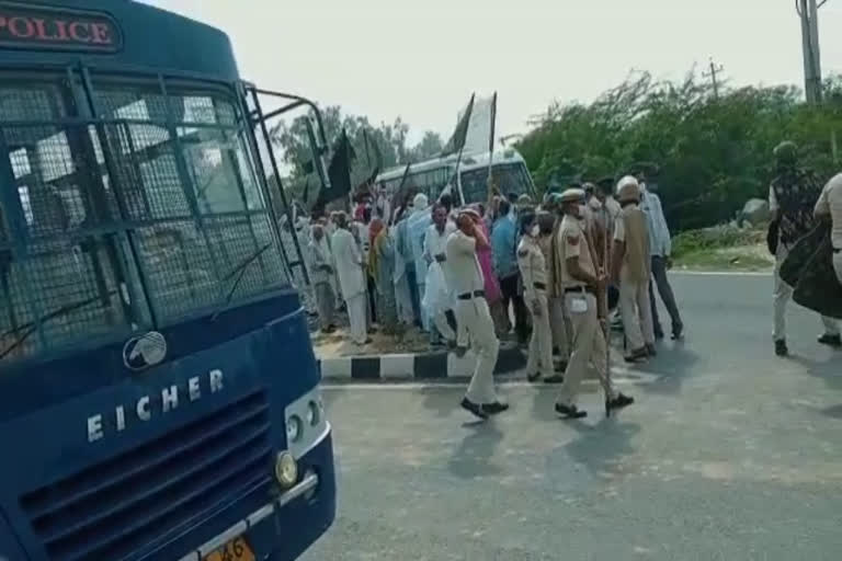 farmers protest hisar