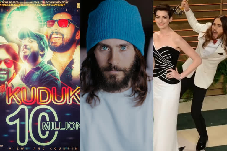 hollywood actor Jared Leto uses Kudukku song  Jared Leto uses Kudukku song  Jared Leto vineeth sreenivasan  vineeth sreenivasan news  love action drama movie songs  nivin pauly aju vineeth kudukku songs  Jared Leto news  ജേര്‍ഡ് ലെറ്റോ കുടുക്ക് പാട്ട്  ജേര്‍ഡ് ലെറ്റോ കുടുക്ക് വിനീത് ശ്രീനിവാസന്‍  കുടുക്ക് പാട്ട് ലവ് ആക്ഷന്‍ ഡ്രാമ  ലവ് ആക്ഷന്‍ ഡ്രാമ പാട്ടുകള്‍  വിനീത് ശ്രീനിവാസന്‍ ഷാന്‍ റഹ്മാന്‍