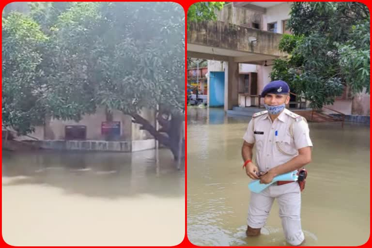 flood in west champaran