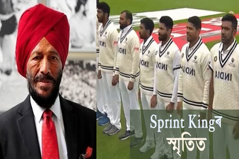 India wear black armbands to honour Milkha Singh