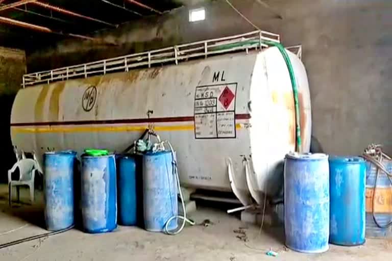 Bikaner police action,   Light diesel oil seized in Bikaner