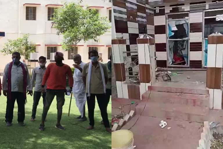Bundi News,  Video Viral of vandalizing house