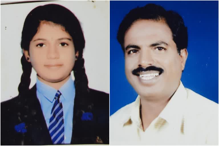 Mandya Tragic Incident: Father and Daughter died on Father's Day  ഫാദേഴ്സ് ഡേ  മകൾ തൂങ്ങിമരിച്ചതറിഞ്ഞ പിതാവ് ഹൃദയാഘാതത്തെ തുടർന്ന് മരിച്ചു  കോളജ്  ബെംഗളൂരു  മാണ്ഡ്യ  Father and Daughter died on Father's Day  Mandya  മലവള്ളി പൊലീസ്  Police  suicide.