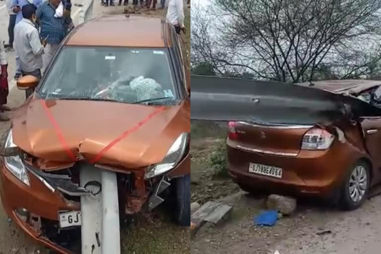 सड़क हादसा,  चित्तौड़गढ़-कोटा फोरलेन, अहमदाबाद, oad accident,  Chittorgarh-Kota Fourlane, Ahmedabad , Nitin Spinners Thread Factory, Chittorgarh News